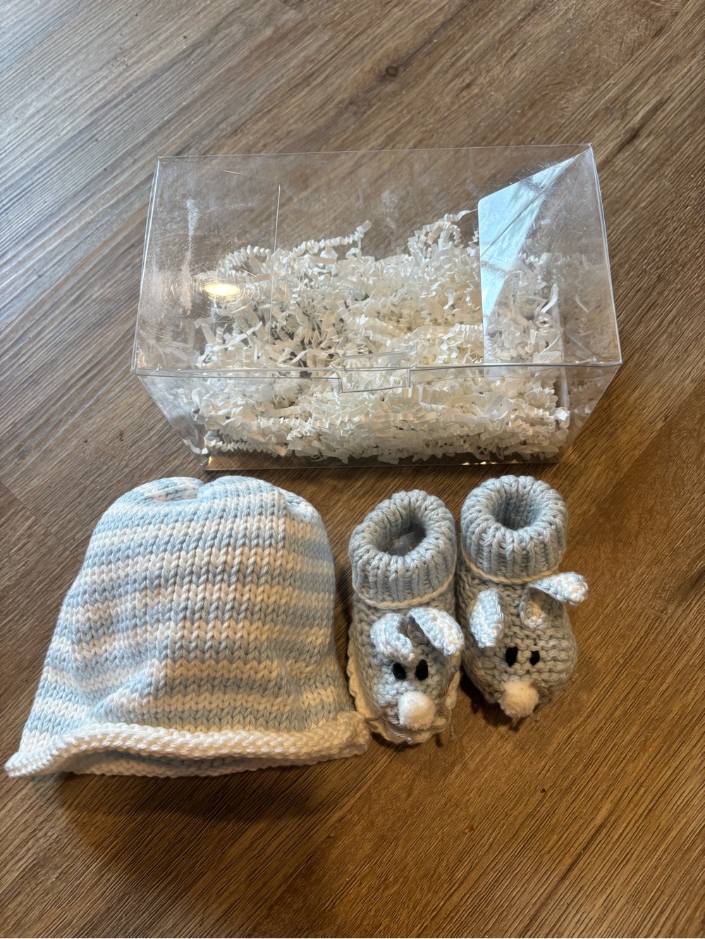 Artwalk Baby Knit Hat & Booties Gift Set one size